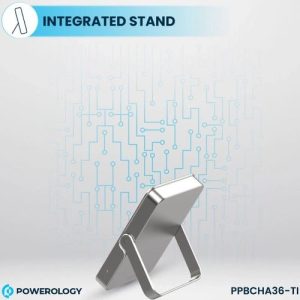 پاوربانک پاورولوژی مدل PP036 ظرفیت ۱۰ هزار میلی آمپر ساعت مگ سیف