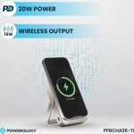 پاوربانک پاورولوژی مدل PP036 ظرفیت ۱۰ هزار میلی آمپر ساعت مگ سیف