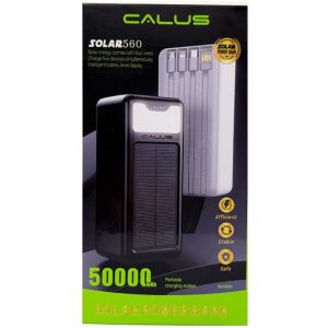 پاور بانک خورشیدی Calus مدل solar560 ا با ظرفیت 50000mah