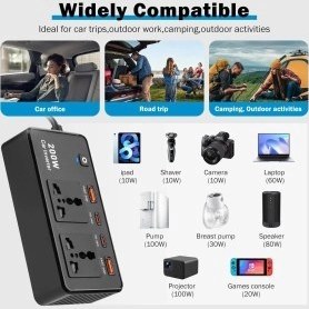 مبدل جریان برق ماشین green lion مدل GC-200